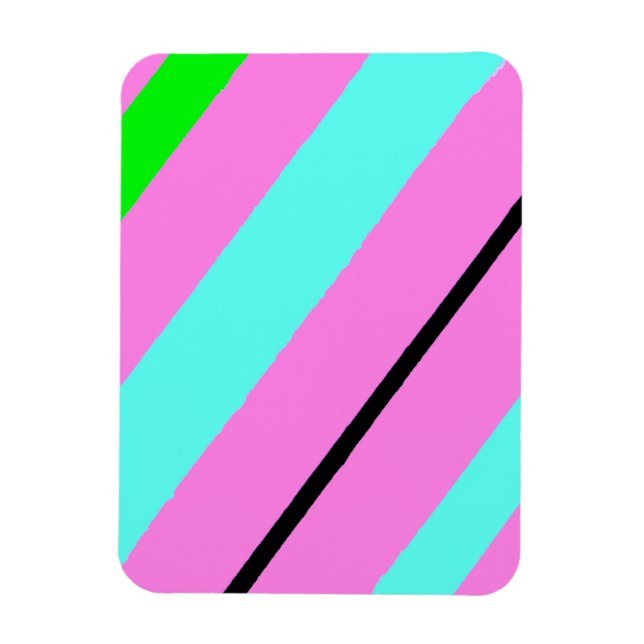 Magnet Flexible Lignes colorées (Vertical)
