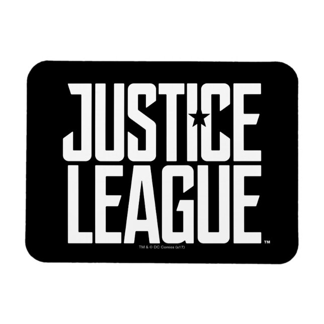 Magnet Flexible Ligue de Justice | Logo de la Justice League (Horizontal)