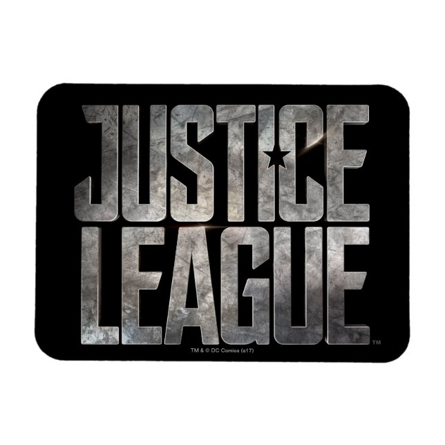 Magnet Flexible Ligue de Justice | Logo métallique de la Ligue de  (Horizontal)