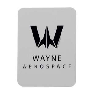 Magnet Flexible Ligue de Justice   Logo Wayne Aerospace