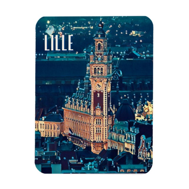Magnet Flexible Lille Photo Vintage (Vertical)
