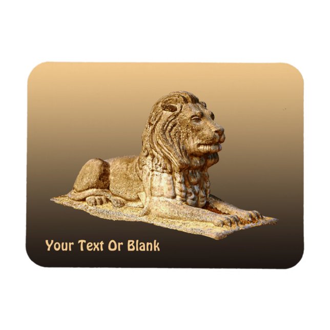 Magnet Flexible Lion de pierre (Horizontal)