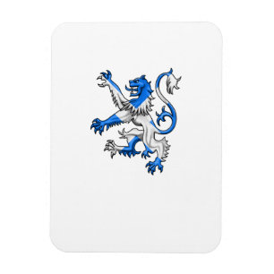Magnet Flexible Lion écossais aux couleurs de St. Andrew