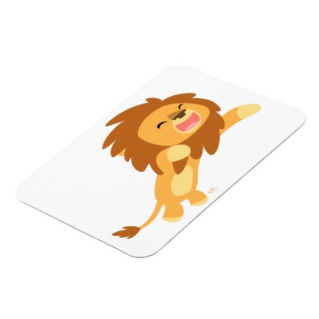 Magnet flexible Lion joyeux mignon (Côté Gauche)