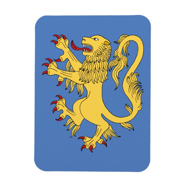 Magnet Flexible Lion Rampant (Vertical)