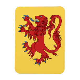 Magnet Flexible Lion Rampant Gules
