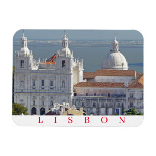 Magnet Flexible Lisbonne Estrela Basilique vue réfrigérateur aiman