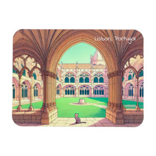 Magnet Flexible Lisbonne Portugal Voyage Monastère de Jeronimos