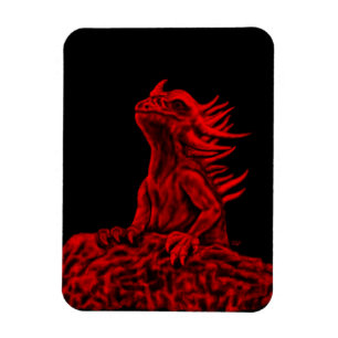 Magnet Flexible Little red Dragon