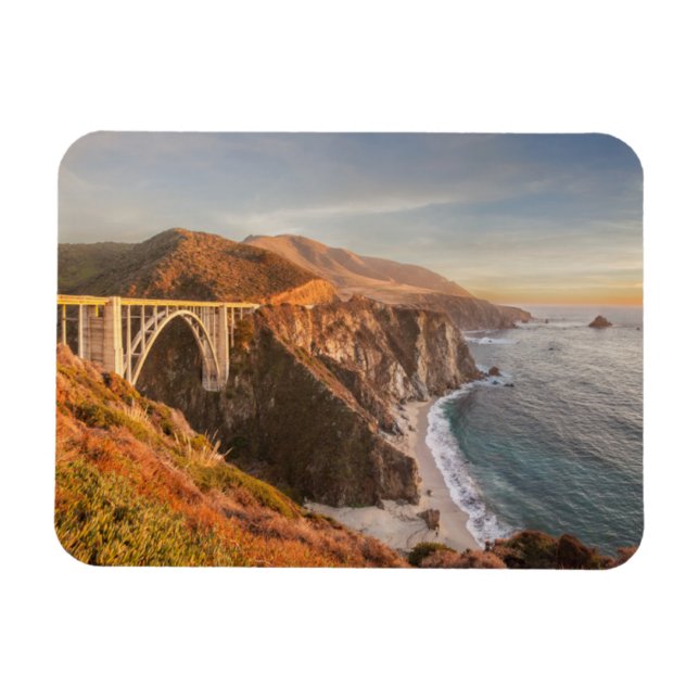 Magnet Flexible Littoral | Bixby Bridge, Big Sur Californie (Horizontal)