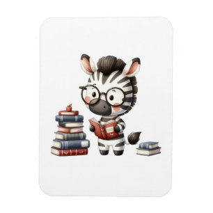 Magnet Flexible Livres de lecture Zèbre.
