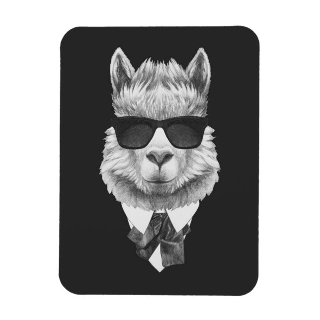 Magnet Flexible Llama classique (Vertical)