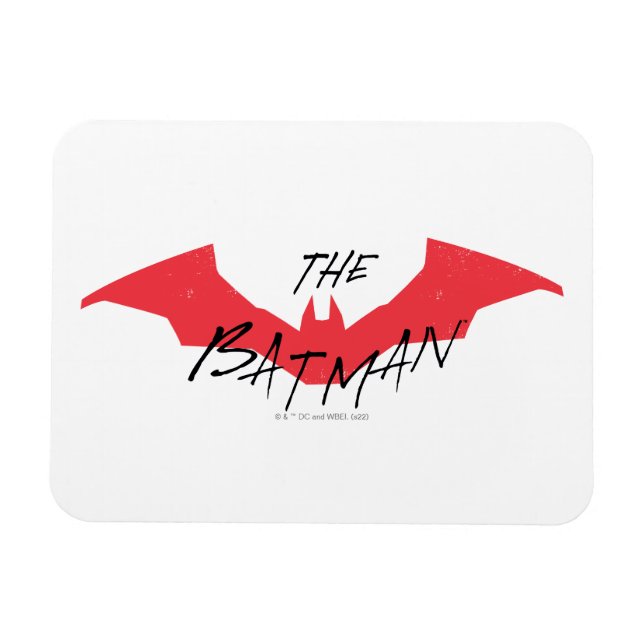 Magnet Flexible Logo Batman manuscrit de chaume (Horizontal)