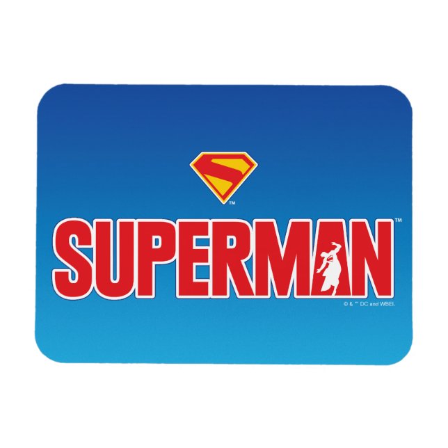 Magnet Flexible Logo classique Superman Bold (Horizontal)