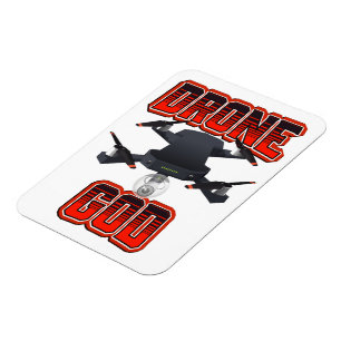 Magnet Flexible Logo de Drone God