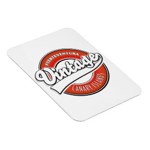 Magnet Flexible Logo de style vintage Fuerteventura