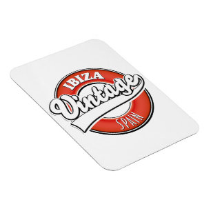 Magnet Flexible Logo de style vintage Ibiza