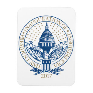 Magnet Flexible Logo de Trump Pence 2017 pour l'investiture présid