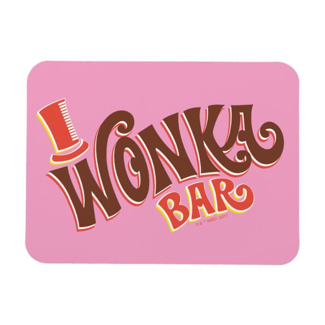 Magnet Flexible Logo de Wonka Bar (Horizontal)