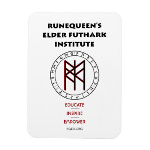 Magnet Flexible Logo du RuneQueen's Elder Futhark Institute