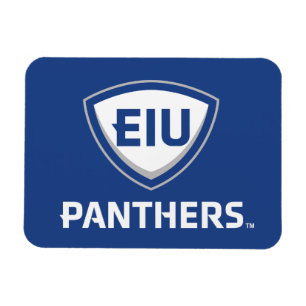 Magnet Flexible Logo Eastern Illinois Panthers Shield & Wordmark