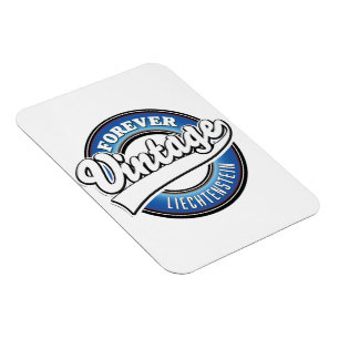 Magnet Flexible logo forever vintage liechtenstein