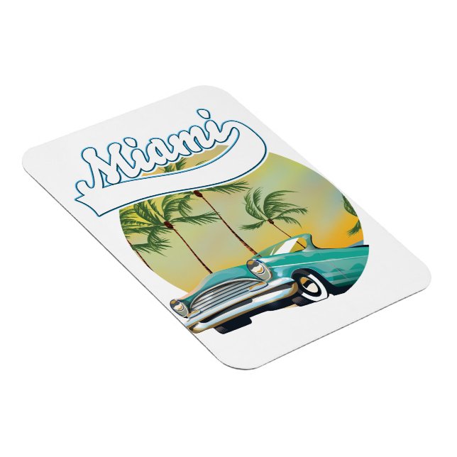 Magnet Flexible logo Miami Sunset (Côté Droit)
