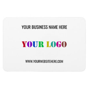 Magnet Flexible Logo Personnalisé Nom Site Web Promotionnel Aimant