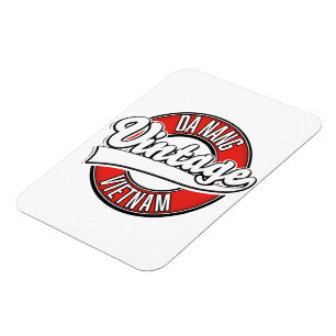 Magnet Flexible Logo rétro de Da Nang vietnam