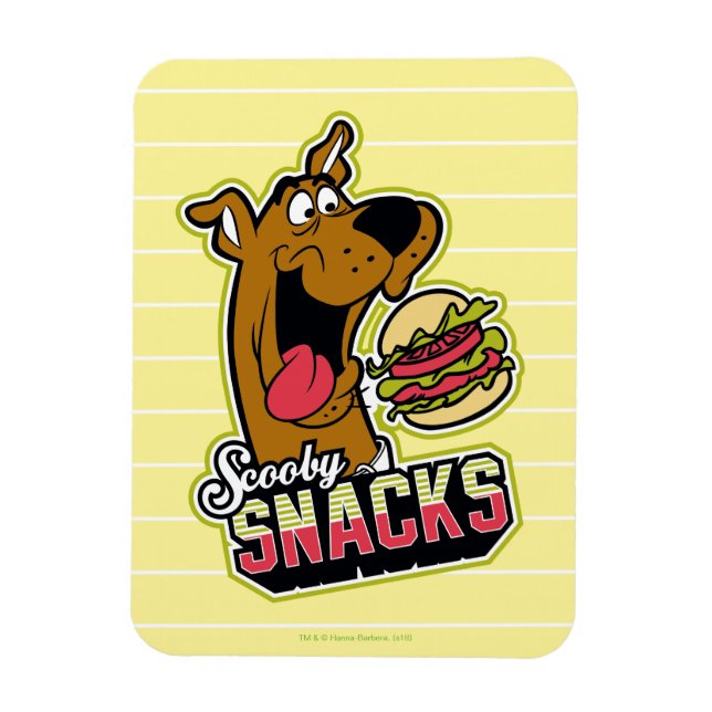 Magnet Flexible Logo Scooby-Doo "Scooby Snacks" (Vertical)