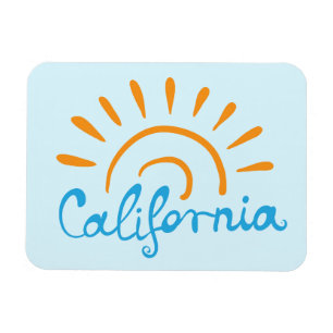Magnet Flexible Logo Sunny California