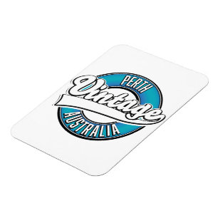 Magnet Flexible logo vintage de Perth Australie