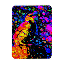 Magnet Flexible L'Oiseau Solitaire 4 : Style Art Liquide