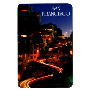Magnet Flexible Lombard Street San Francisco