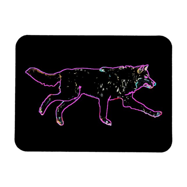 Magnet Flexible Loup électrique (Horizontal)