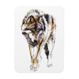 Magnet Flexible Loup européen