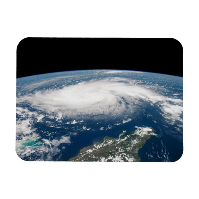 Magnet Flexible L'Ouragan Dorian Au-Dessus De L'Océan Atlantique. (Horizontal)