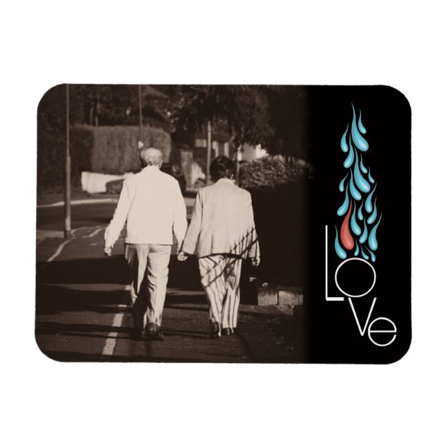 Magnet Flexible Love Memorial do-it-yourself Imprimable Photo Magn (Horizontal)