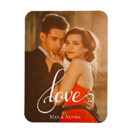Magnet Flexible LOVE Photo personnalisée