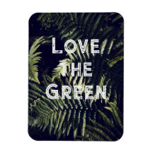 Love the Green : Vert foncé Fern Feuille Botanique