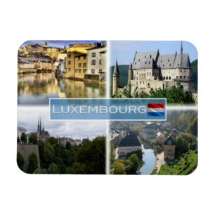 Magnet Flexible LU Luxembourg - Alzette - Vianden Castle -
