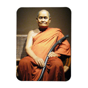 Magnet Flexible Luang Poo Cha Subhaddho ... Moine bouddhiste