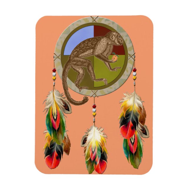Magnet Flexible Lucky Dream Monkey (Vertical)