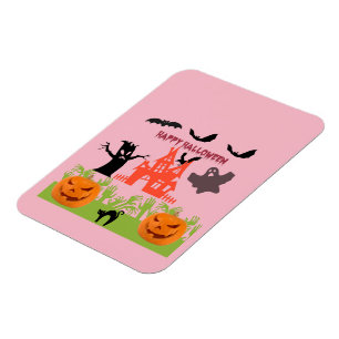 Magnet Flexible Lueur rose d'Halloween effrayante