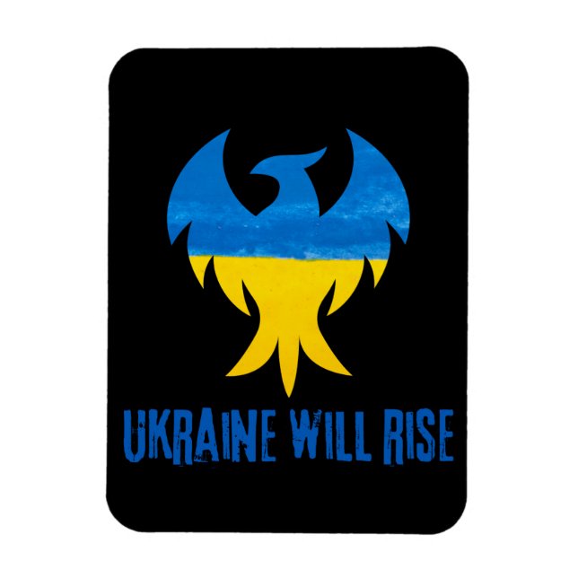 Magnet Flexible L'Ukraine va augmenter Phoenix (Vertical)