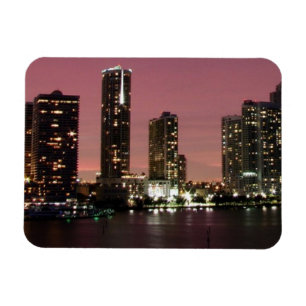 Magnet Flexible Lumière de coucher du soleil au-dessus de Miami