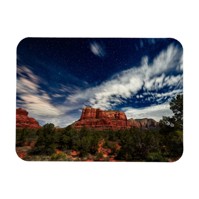 Magnet Flexible Lumière de la lune sur Sedona, Arizona (Horizontal)
