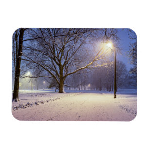 Magnet Flexible Lumières de rue et couvert de neiges