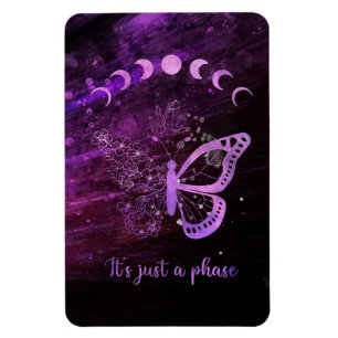 Magnet Flexible Lune et papillon