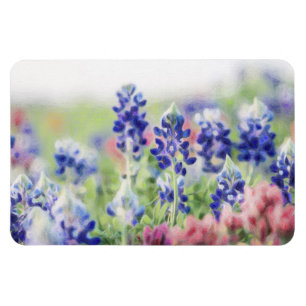 Magnet Flexible Lupins bleus scintillants